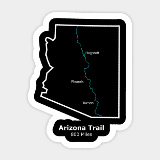 Arizona Trail Route Map Sticker